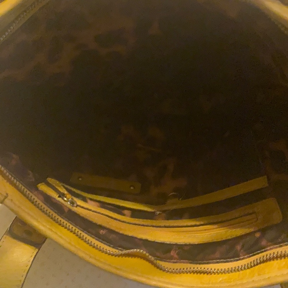 Mustard B. Makowsy genuine leather bag